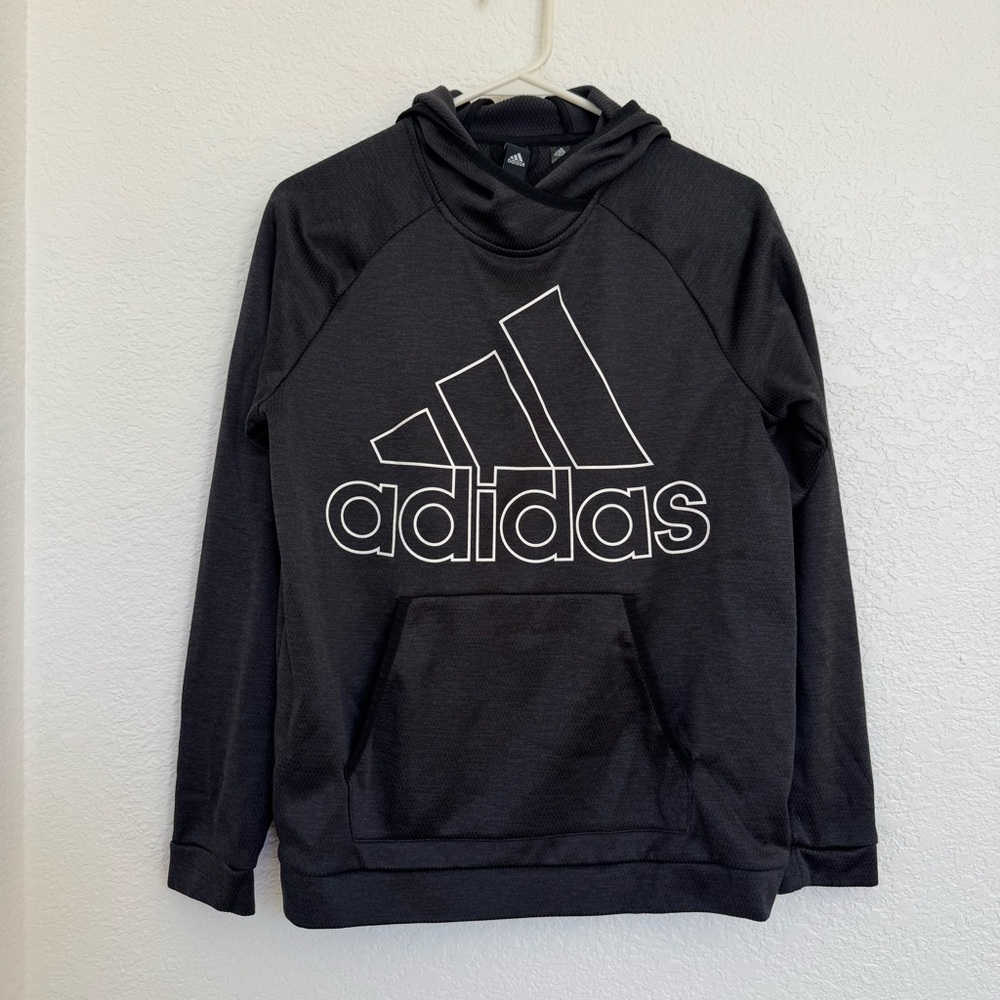 Adidas Women’s Charcoal Gray Hoodie